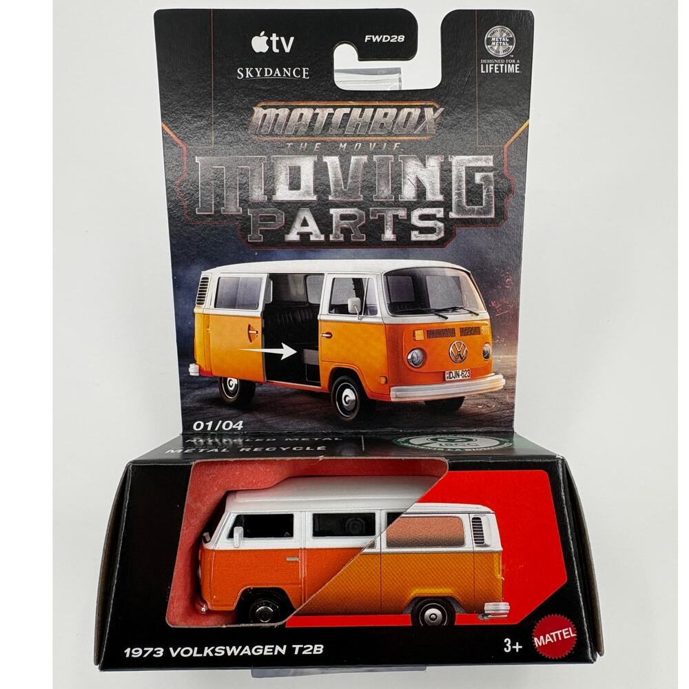 Matchbox "The Movie" Moving Parts 1973 Volkswagen T2B